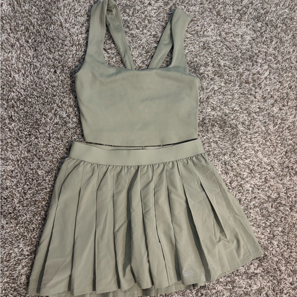 Alo Green Two-Piece Set